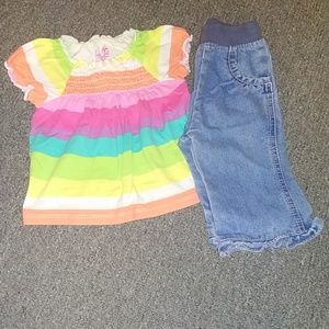 Baby girls sz 6 mos outfit